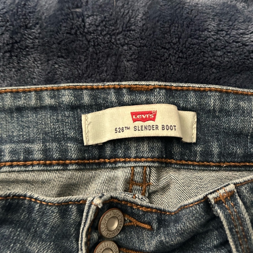 Levi's Blue Denim 526 Bootcut Jeans